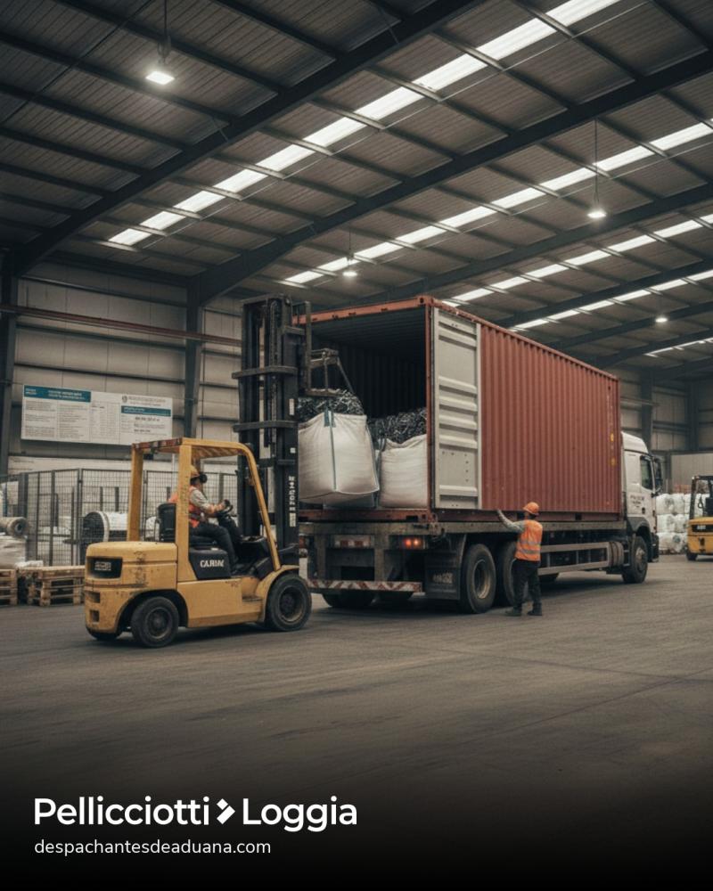 Exportación de chatarra metálica