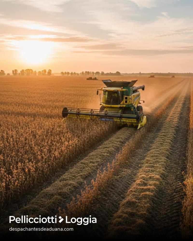 Cosecha de soja 2026